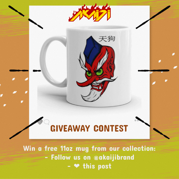Instagram Giveaway: Win a free Akaiji coffee mug!