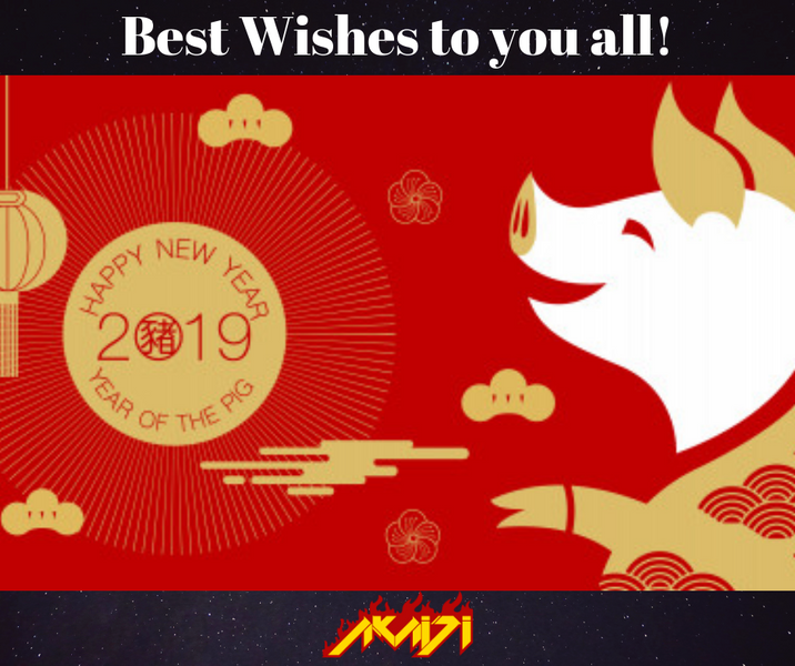 Happy Lunar New Year. 2019: Year of the Pig!