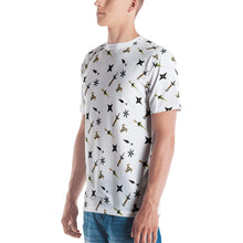 Load image into Gallery viewer, Kunai and Shuriken All-Over Cut &amp; Sew Men&#39;s T-shirt
