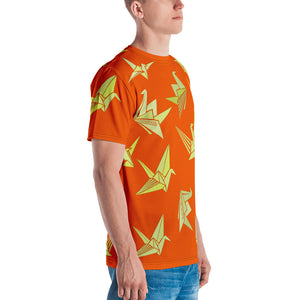 Origami Cranes All-Over Cut & Sew Men's T-shirt