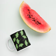 Load image into Gallery viewer, Ginkgo Leaves Black &amp; Green Coffee Mug