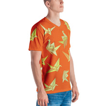 Load image into Gallery viewer, Origami Cranes All-Over Cut &amp; Sew Men&#39;s T-shirt