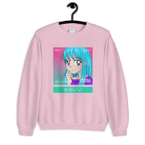 Soft Glance (Kawaii Girl) Women's Sweatshirt