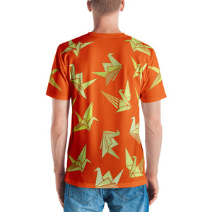 Origami Cranes All-Over Cut & Sew Men's T-shirt