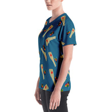 Load image into Gallery viewer, Hanetsuki All-Over Cut &amp; Sew Women&#39;s T-shirt